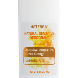 Natural Sensitive Deodorant dōTERRA пропонує унікальне поєднання натуральних інгредієнтів. Дезодорант забезпечує надійний захист від запаху та поту, зберігаючи шкіру свіжою